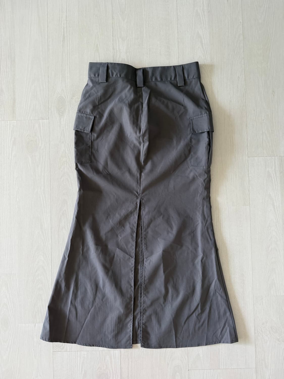 오도어 차콜 롱스커트 상품이미지2