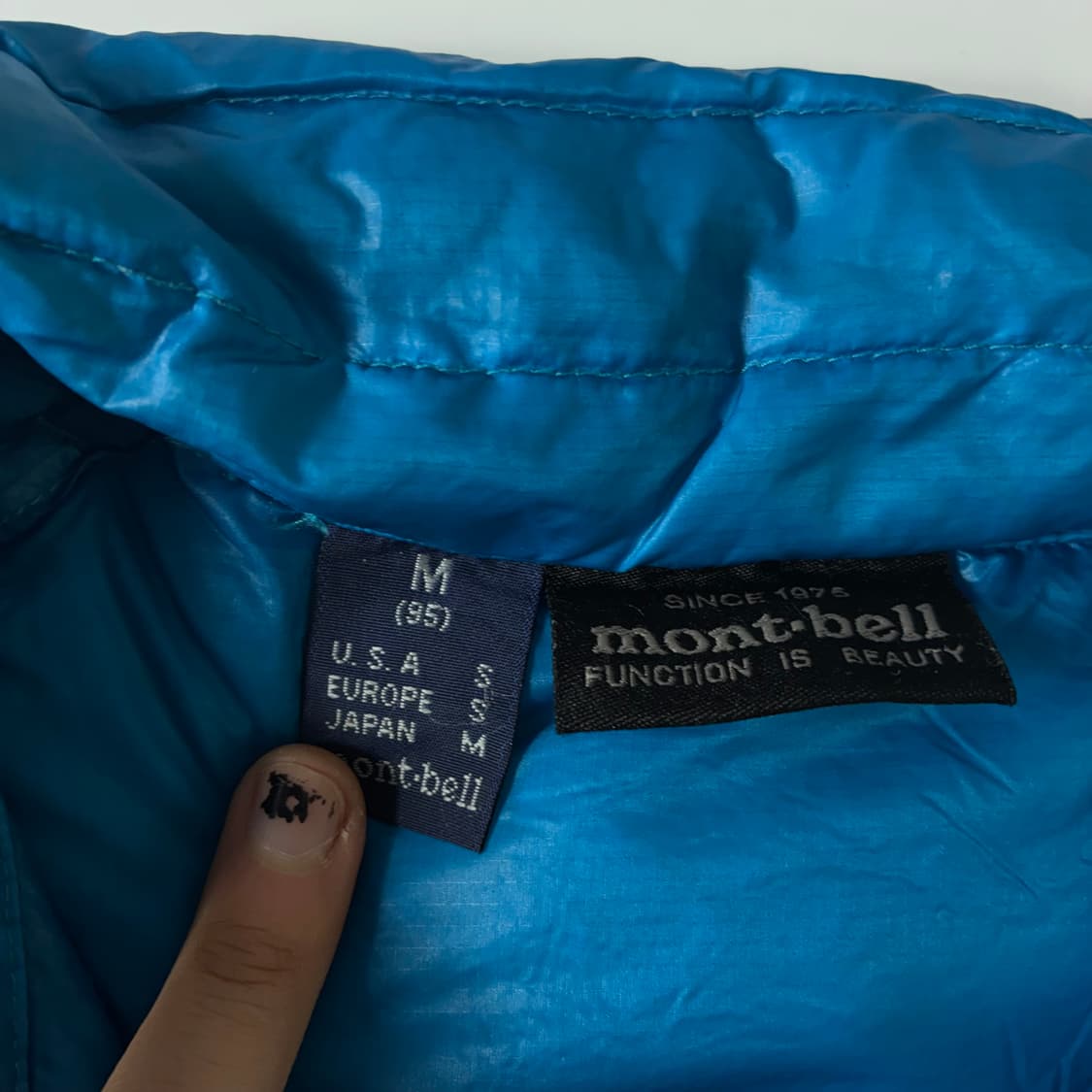 Montbell  몽벨 00,s EX1000 퀼팅 패딩  상품이미지6