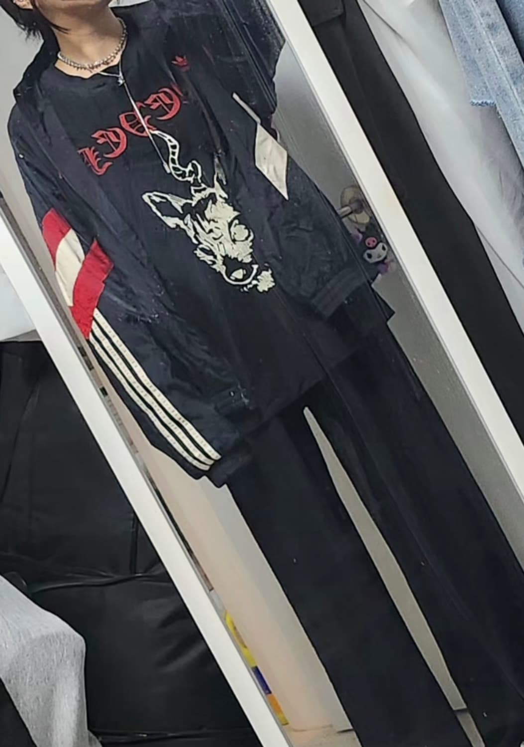 아디다스 맨유 트랙탑 IS6525 바람막이 S 상품이미지5