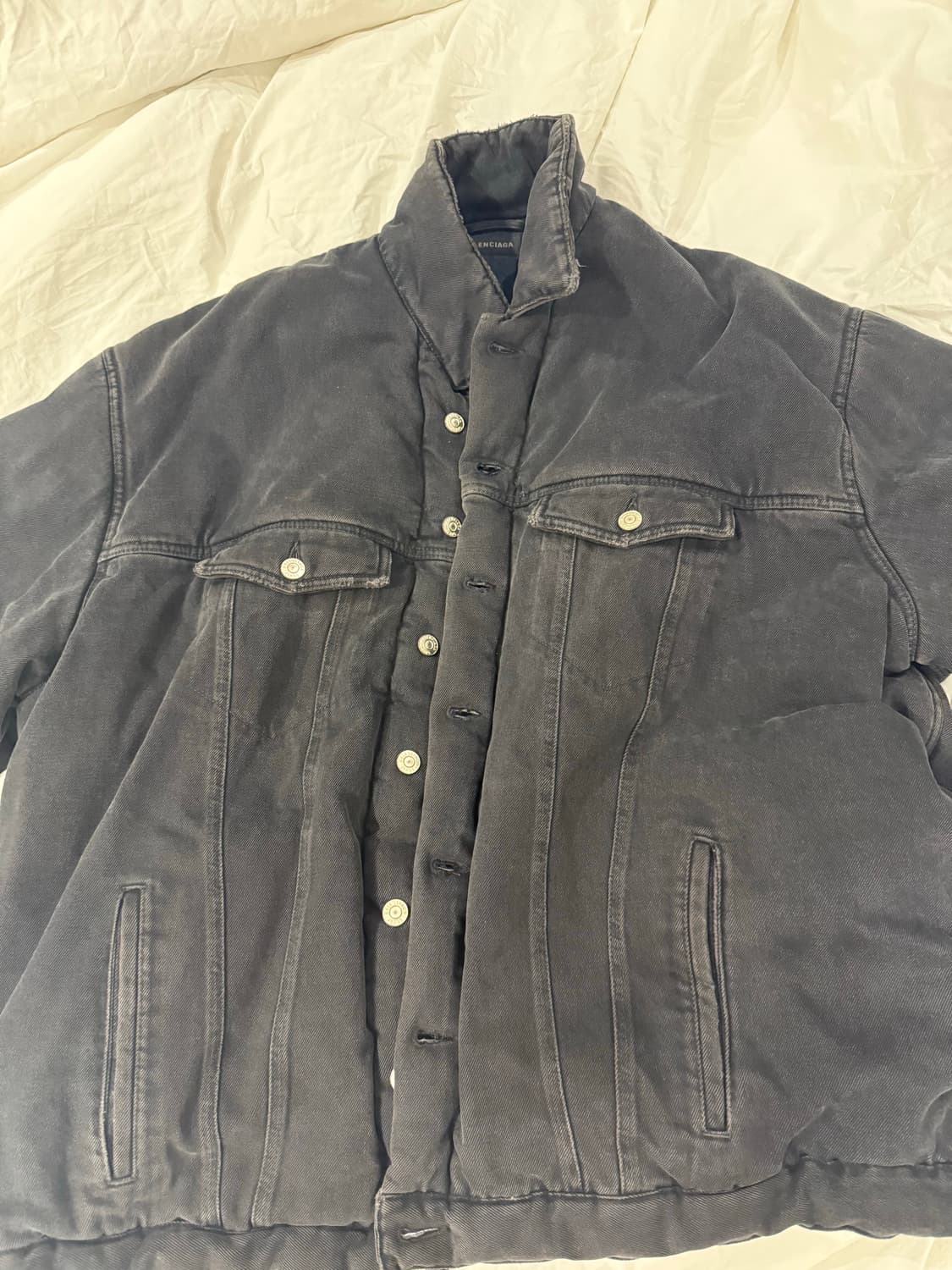 [46] 발렌시아가 재패니스 패디드 데님 자켓 상품이미지2