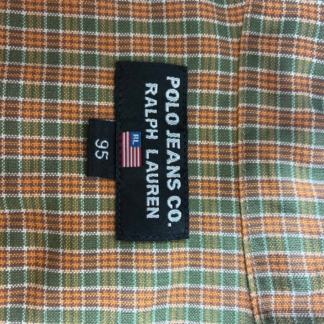 Polo  폴로진스컴퍼니 90,s 체크 포켓 셔츠  상품이미지3