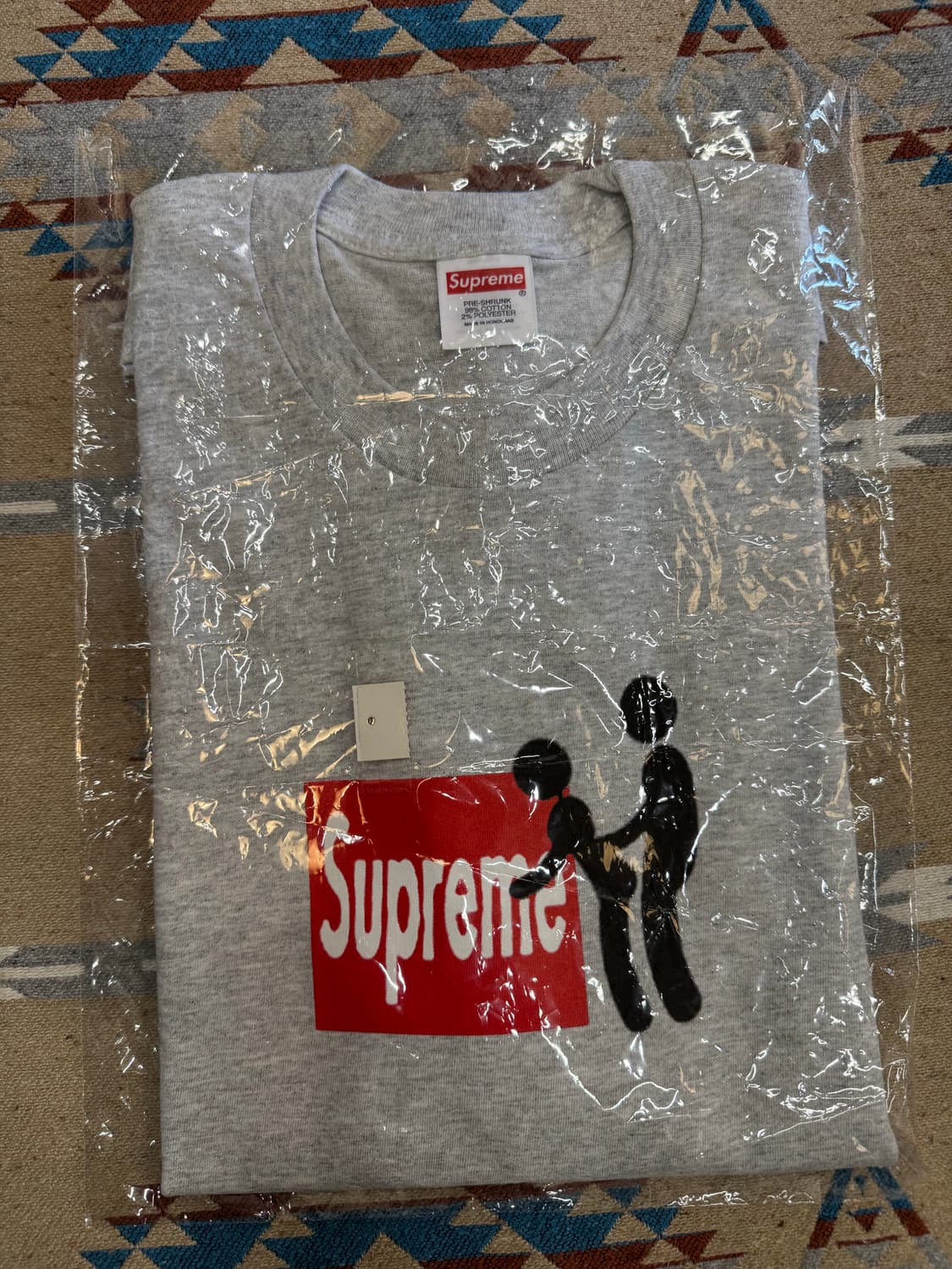 [L] 슈프림 스틱 티셔츠 애쉬 그레이 - 25FW 상품이미지9