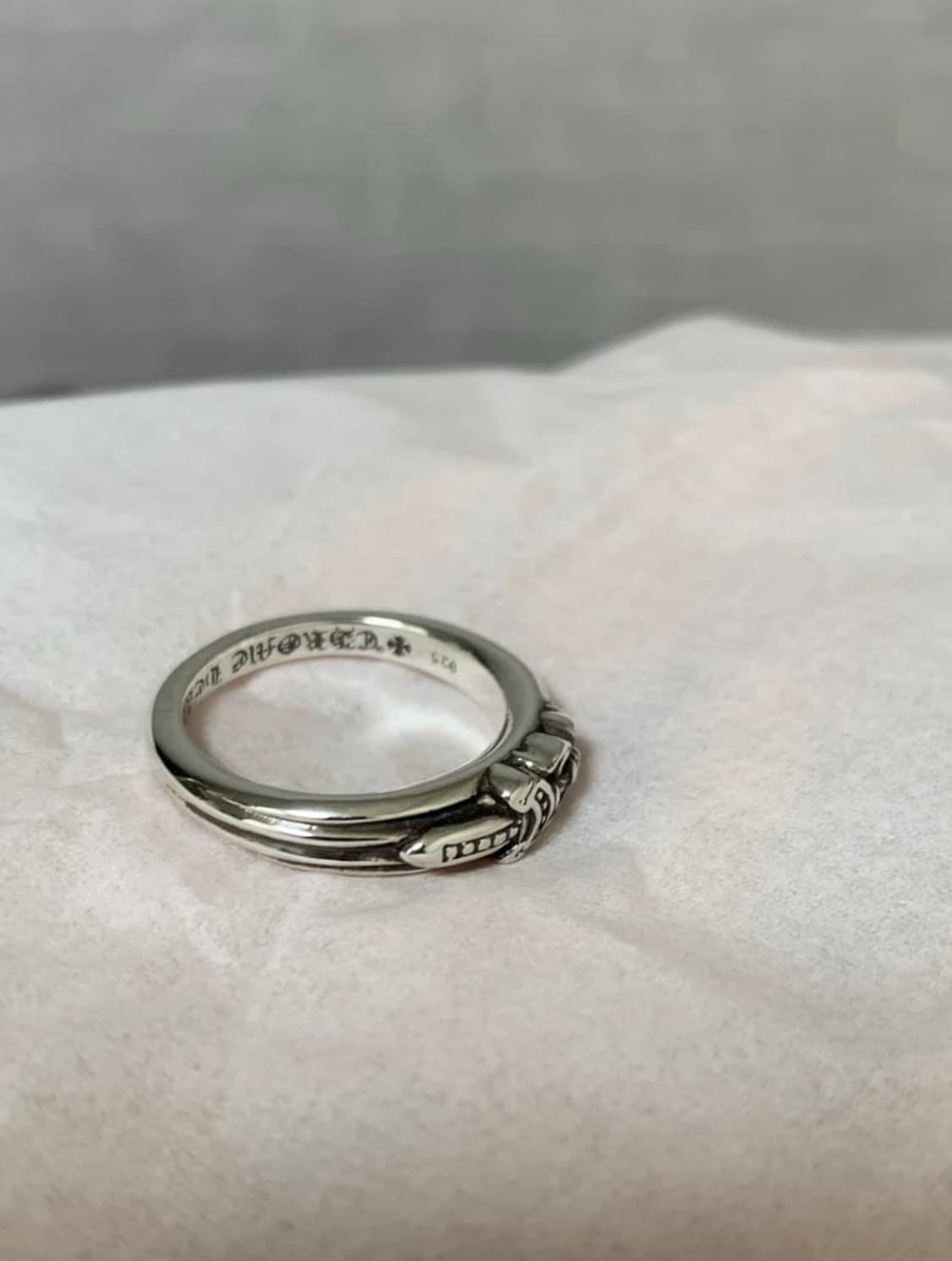 크롬하츠 베이비 대거 링 925 (2003 각인) 정품 상품이미지4