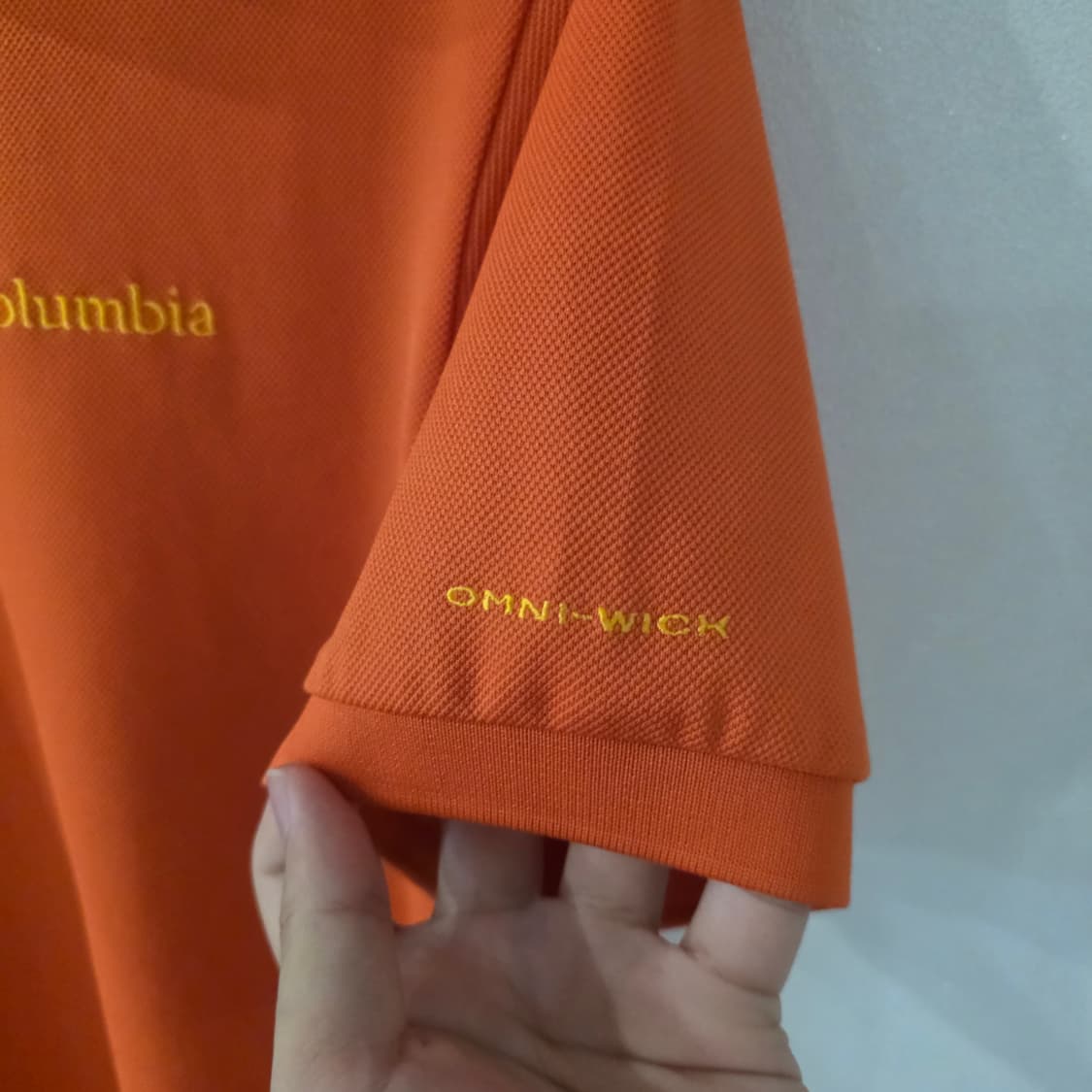 콜롬비아 오렌지 옴니윅 폴로티 M 상품이미지4