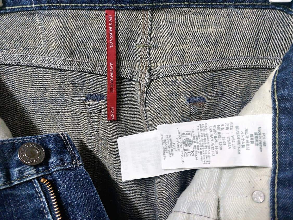 리바이스 504 스판 데님 청바지 32 상품이미지7
