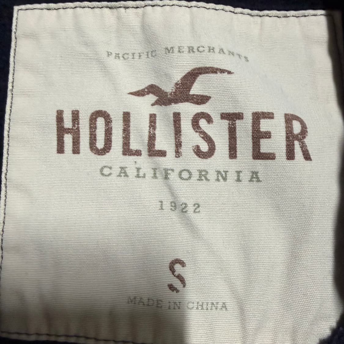 홀리스터 네이비 후드집업 S 상품이미지3