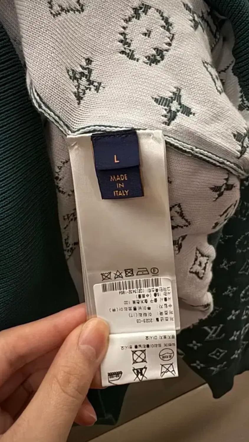 [새 상품/택 보유]루이비통 남성 그라디언트 후드티 L 사이즈 상품이미지4