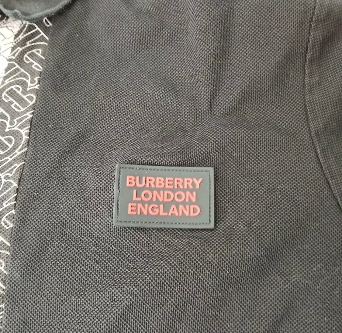 [105]버버리 모노그램 런던 잉글랜드 로고 반팔 카라티셔츠 상품이미지3