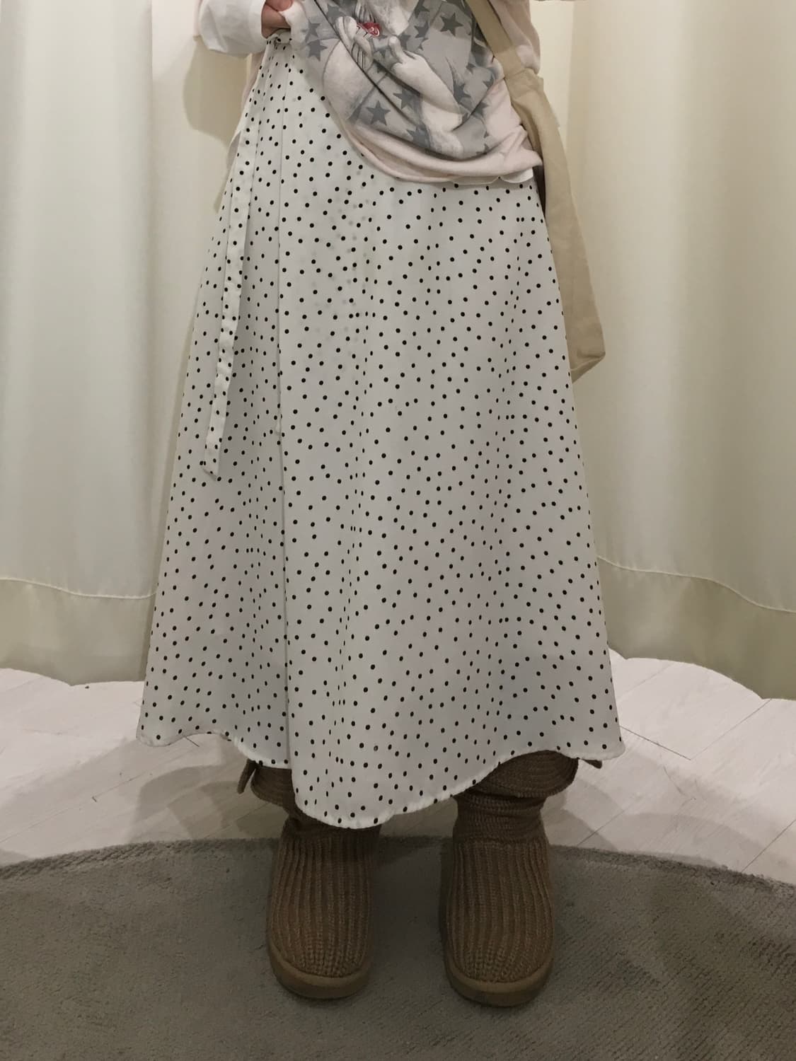 dot wrap skirt 상품이미지6