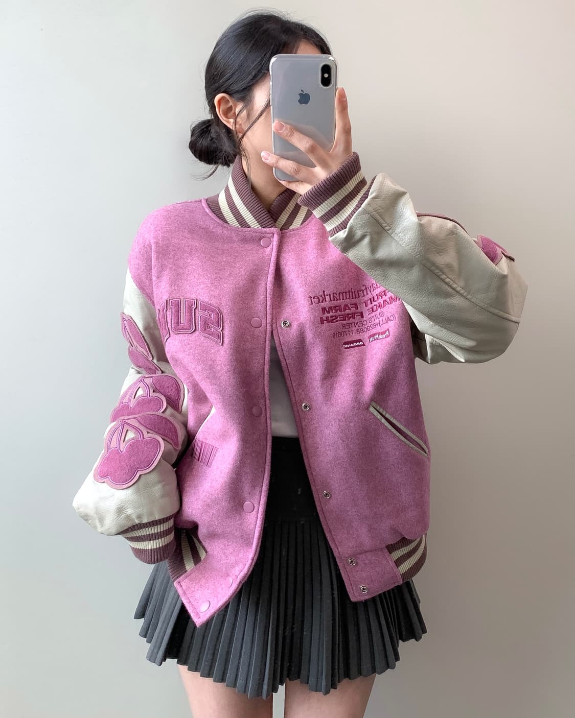 선데이 후르츠 마켓 바시티 자켓 상품이미지2