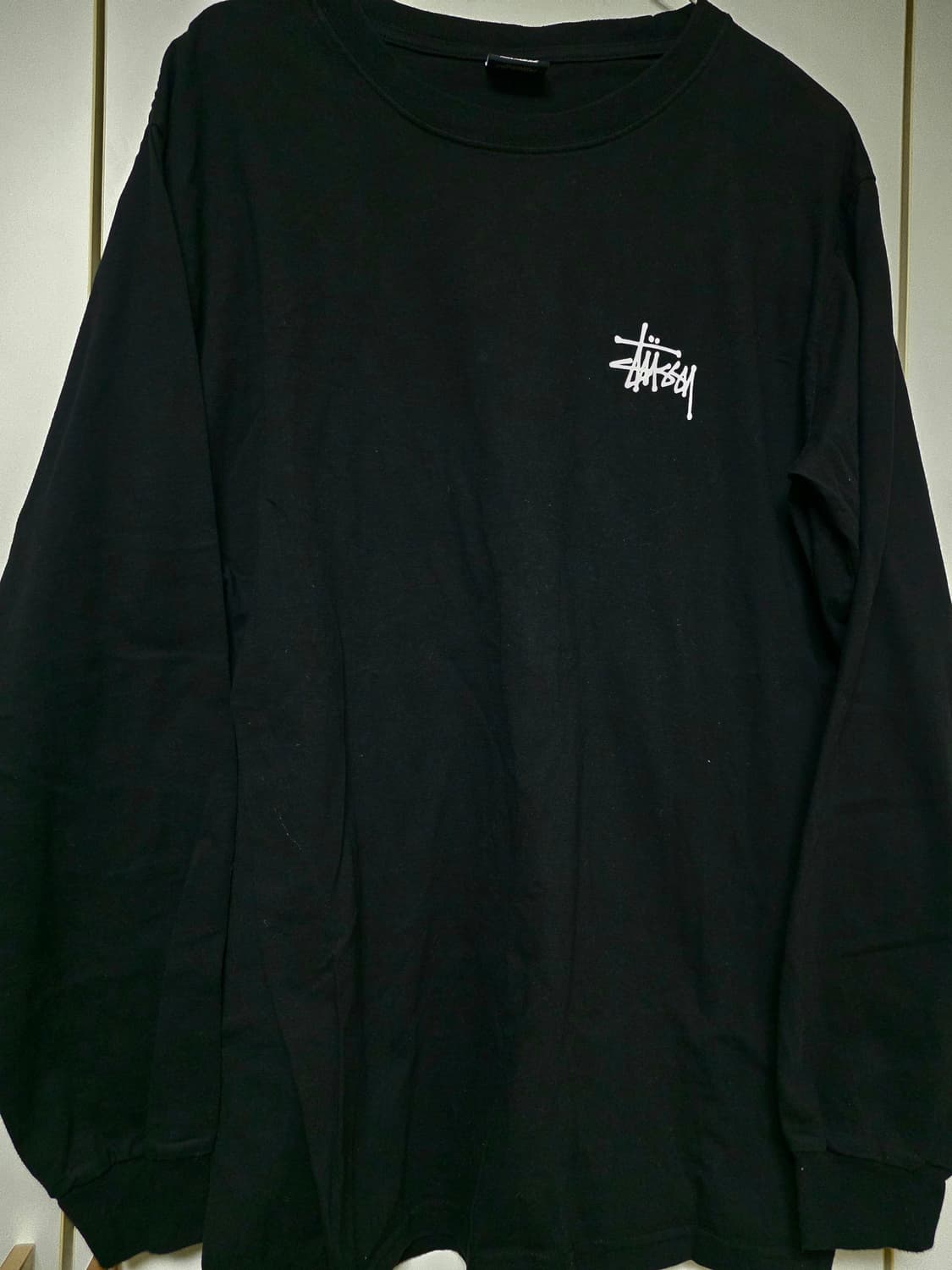 스투시 블랙 긴팔 티셔츠 Stussy 긴팔티 상품이미지1