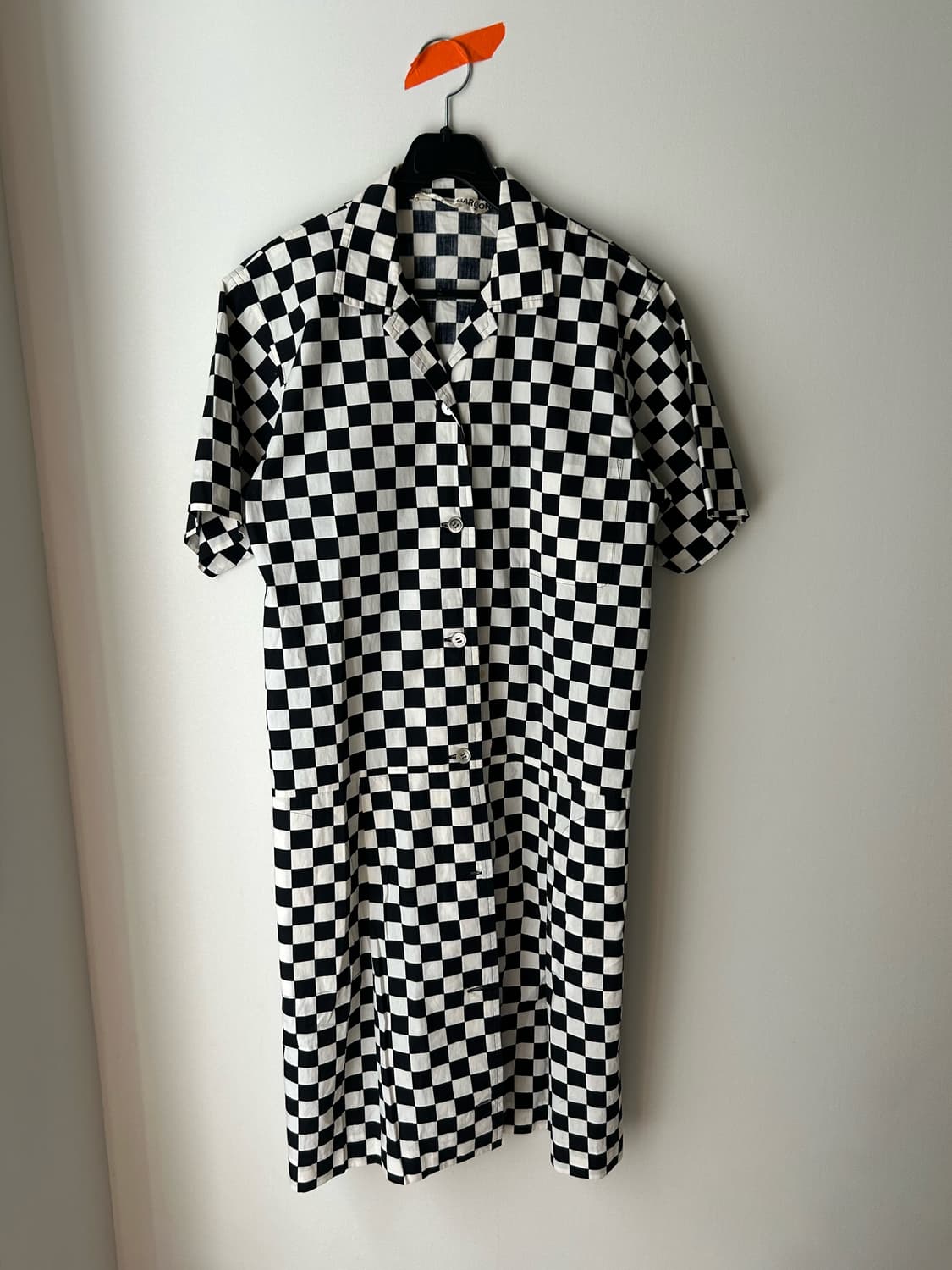 Comme des garcons 꼼데가르송 체스 셔츠 원피스 상품이미지2