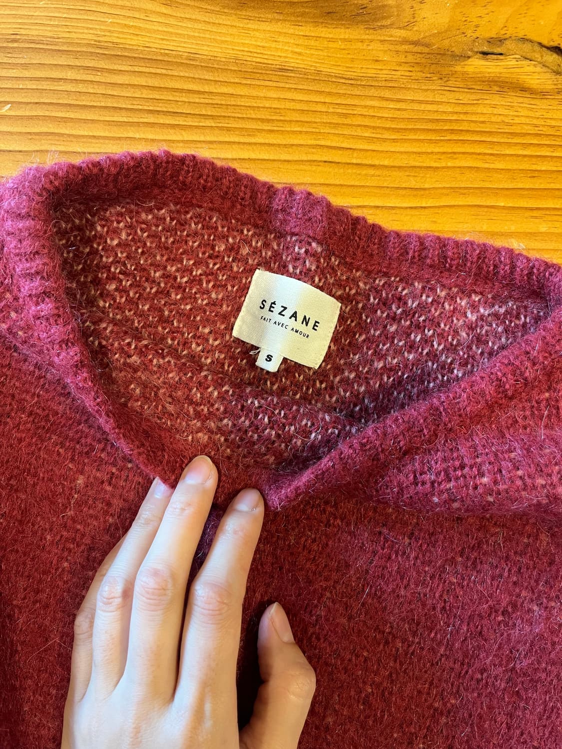 세잔 모헤어 니트 55 상품이미지5