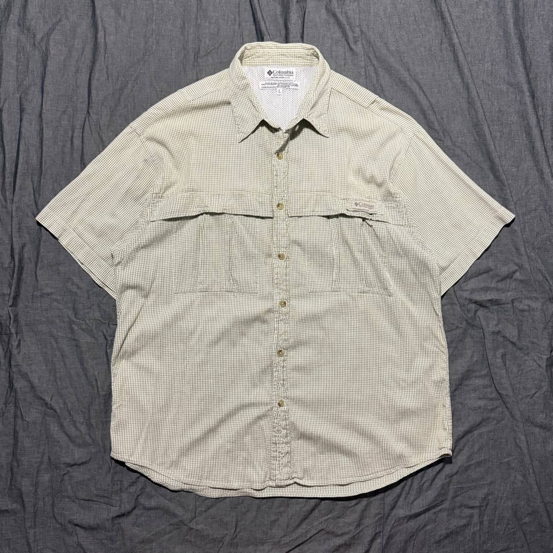 Vintage Gingham Check S/S Fishing Shirts 상품이미지1