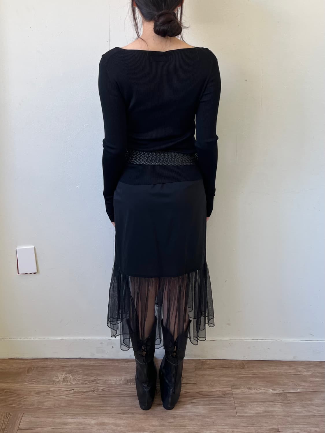 UNITED TOKYO 밴딩 블라우스 스커트 상품이미지10