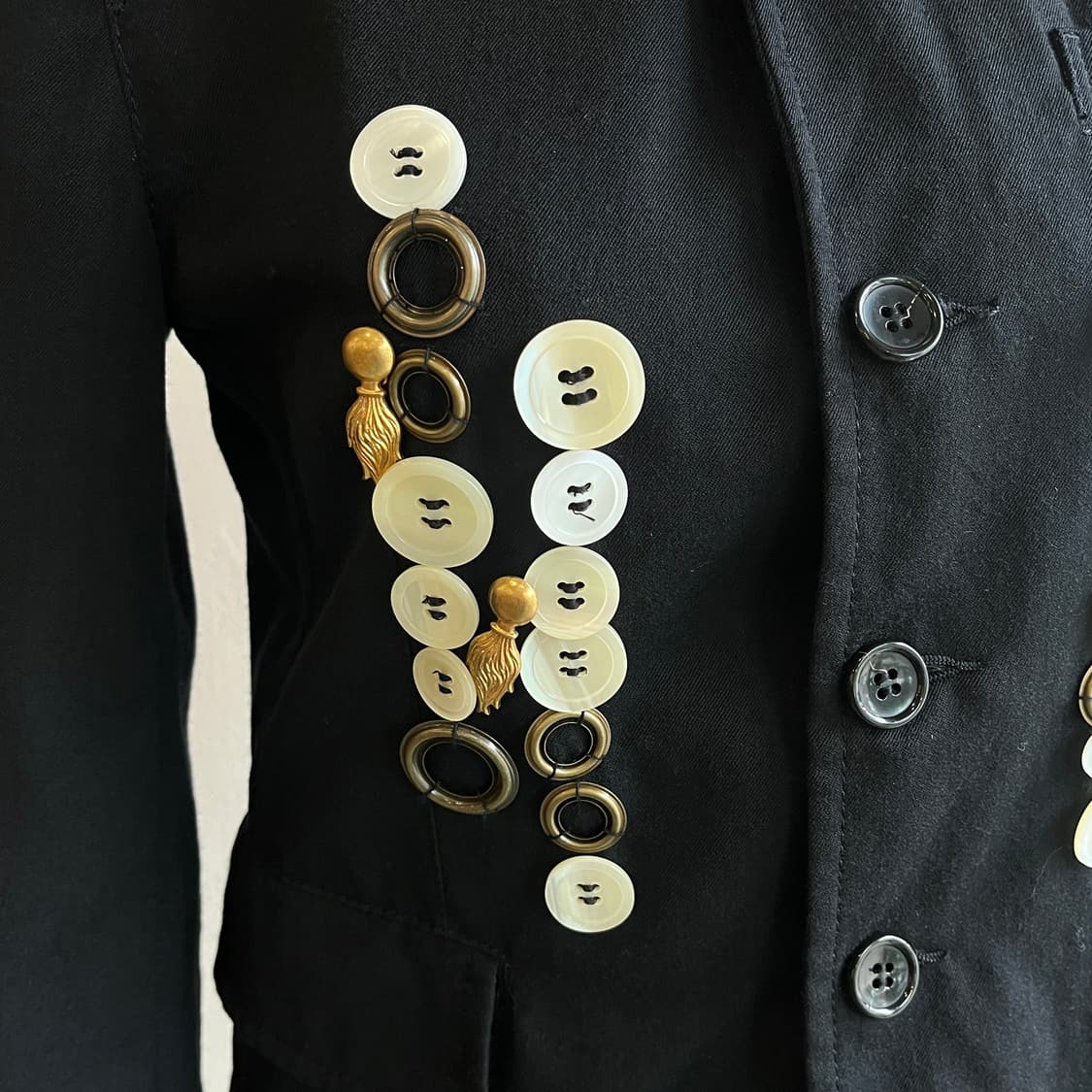 Comme Des Garcons Black wool coat ( ~55) 상품이미지4