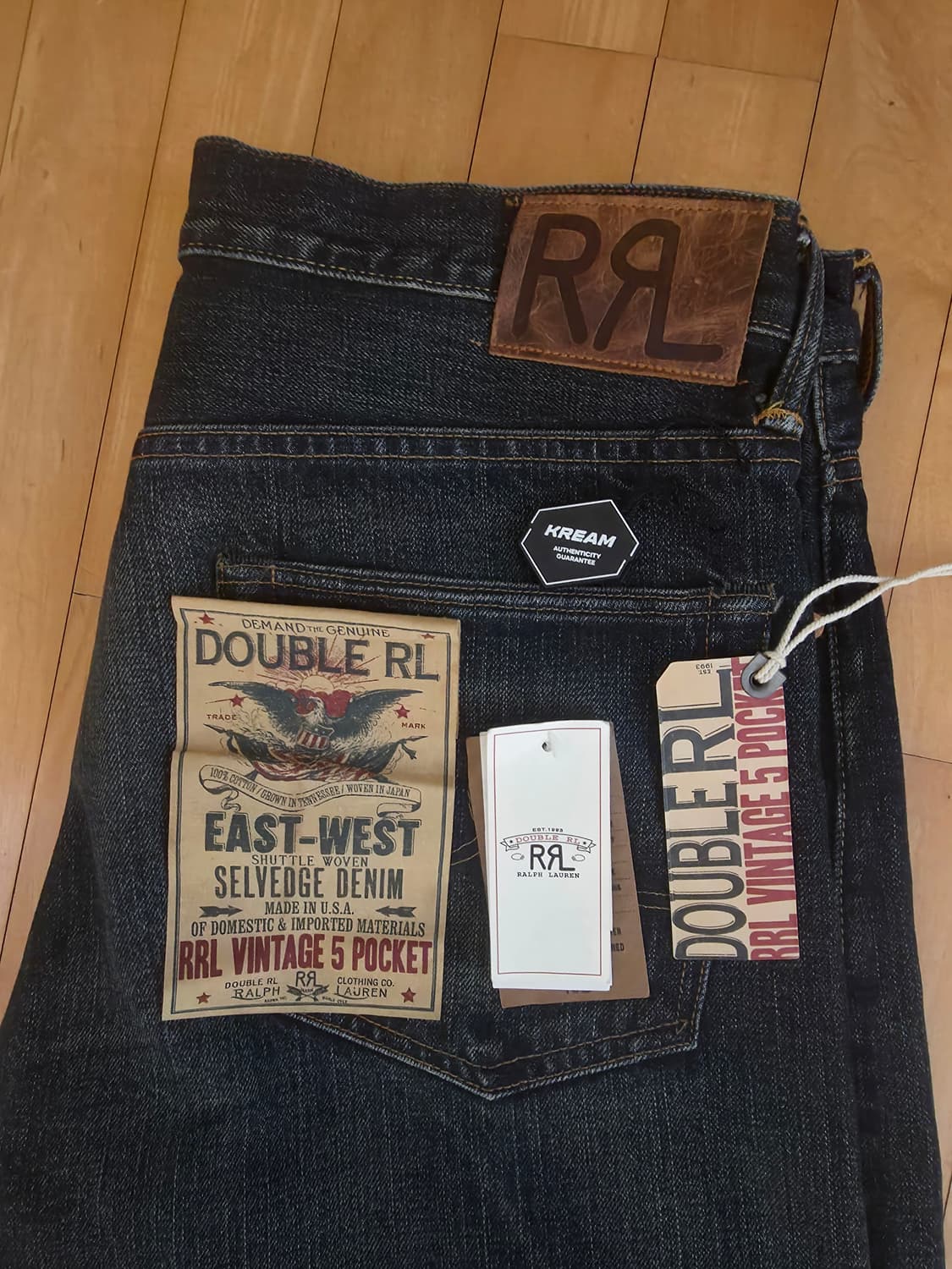 Rrl 빈티지 파이브 포켓 기빈스 33x32 상품이미지1