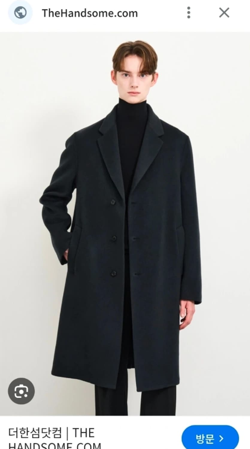 TIME HOMME 캐시미어 코트 95 상품이미지1