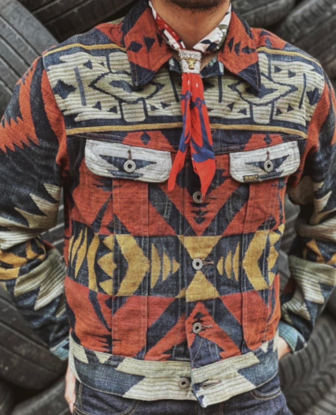 Rrl 명작 리미티드 나바호 트러커 자켓 상품이미지2