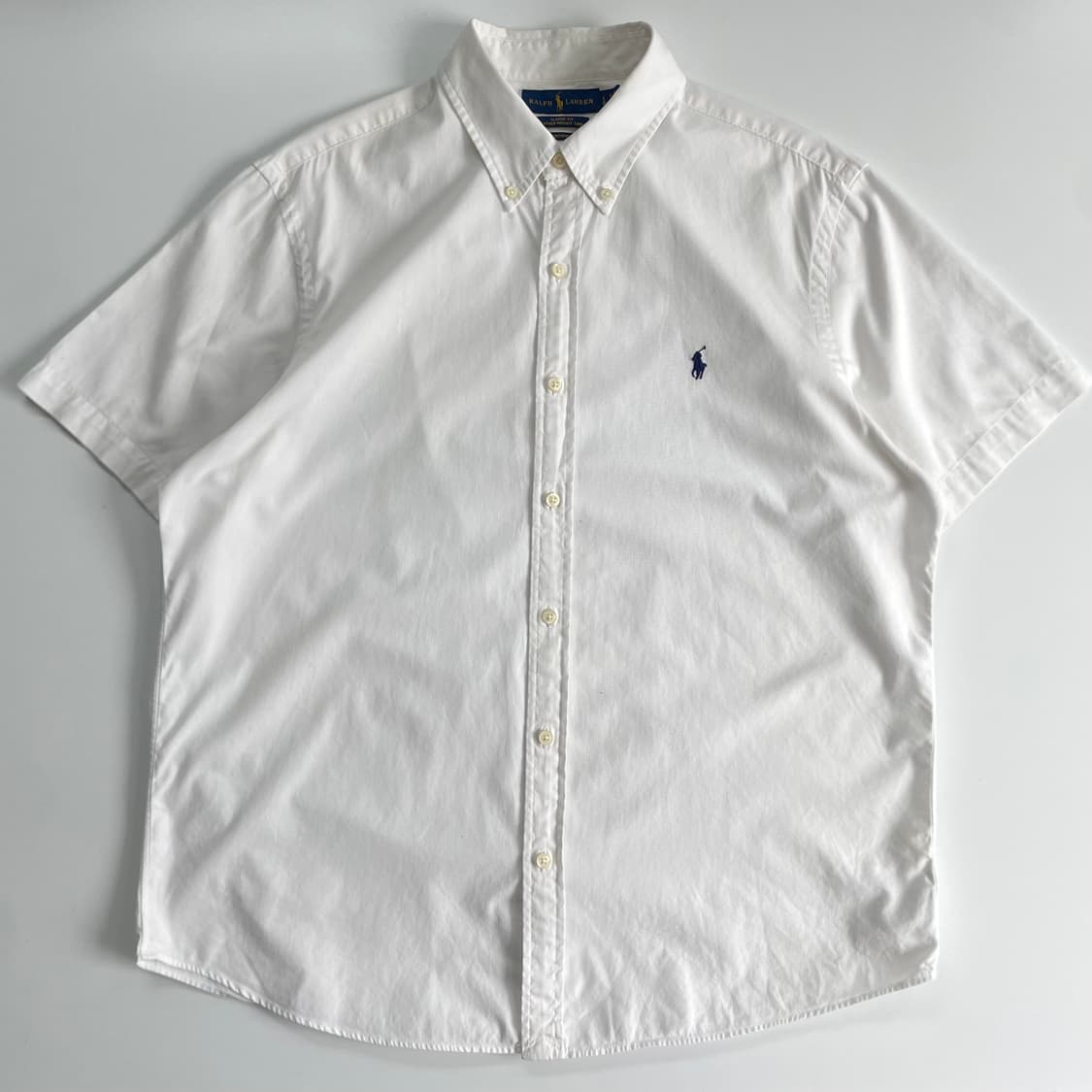 Polo  폴로 랄프로렌 자수 신형 화이트 반팔 셔츠 상품이미지2