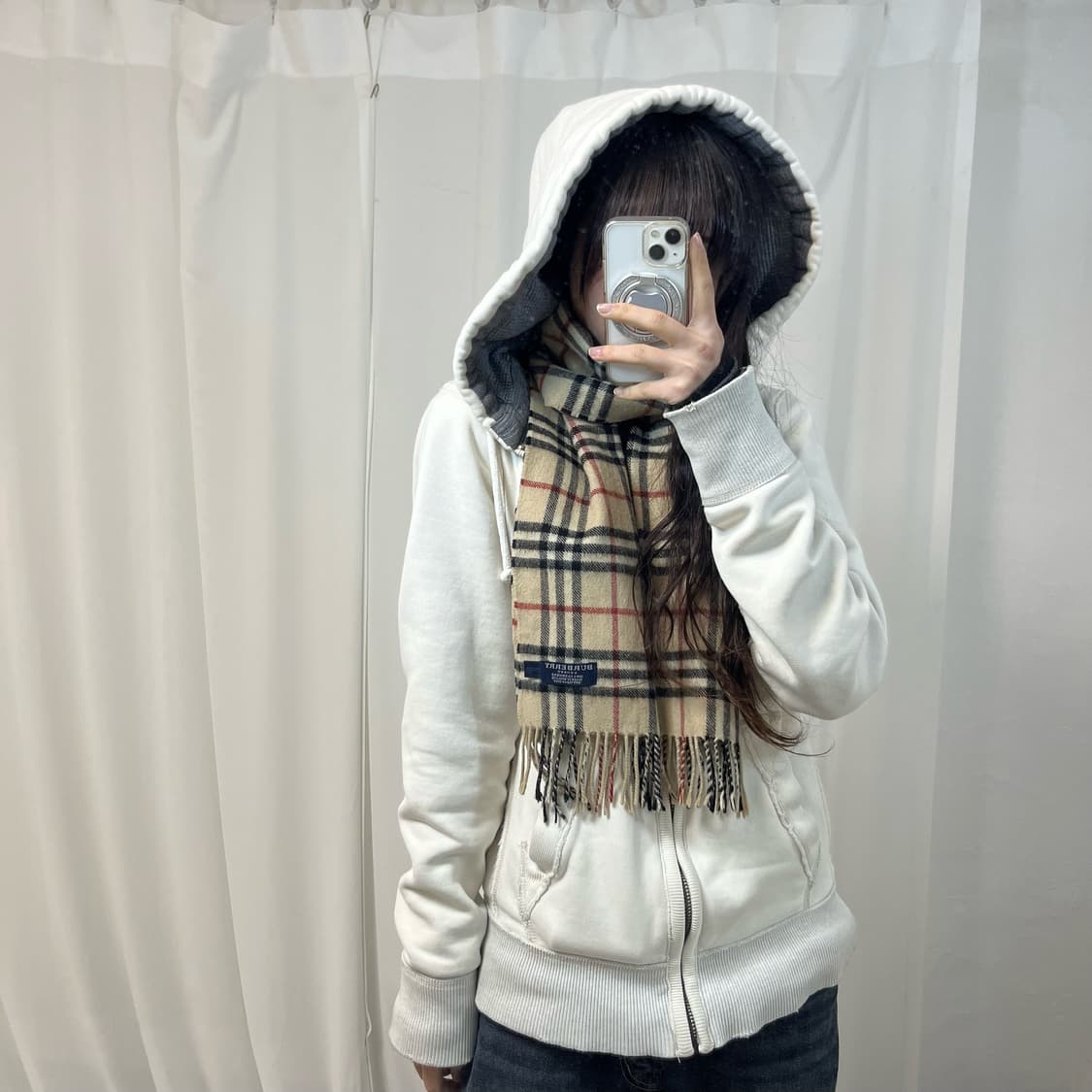 Burberry Light Beige Nova Check Muffler 상품이미지2