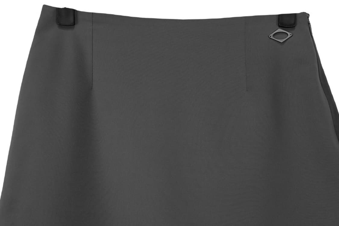 [미스치프] 로고 엠블럼 미니스커트 그레이 M19832 상품이미지4