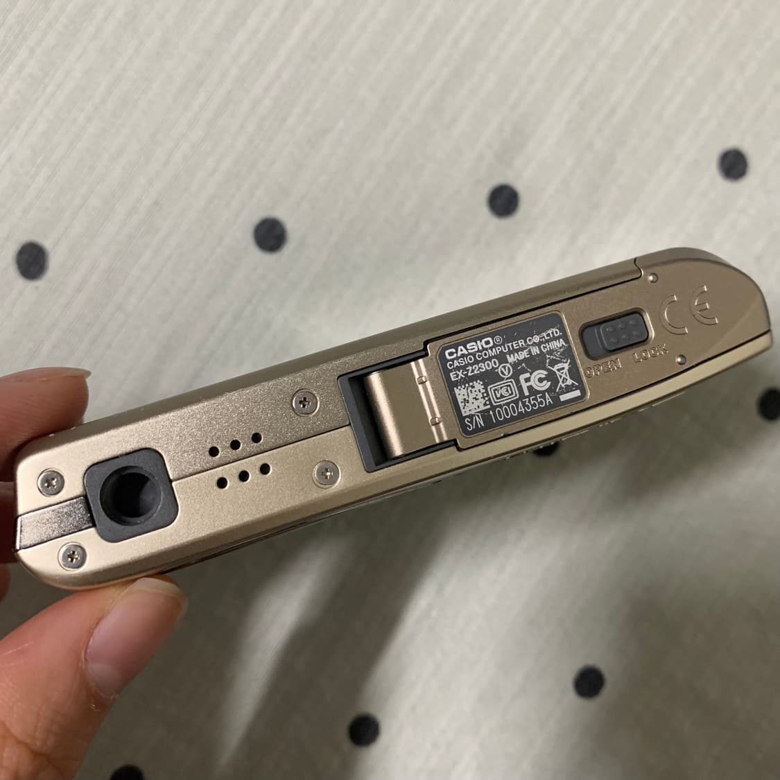 카시오 엑슬림 Z2300 빈티지 카메라 상품이미지4