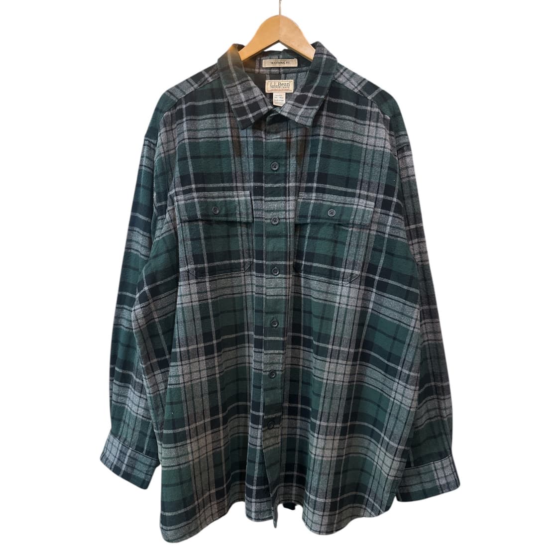 LL Bean 체크 플란넬 셔츠 빅사이즈 상품이미지1