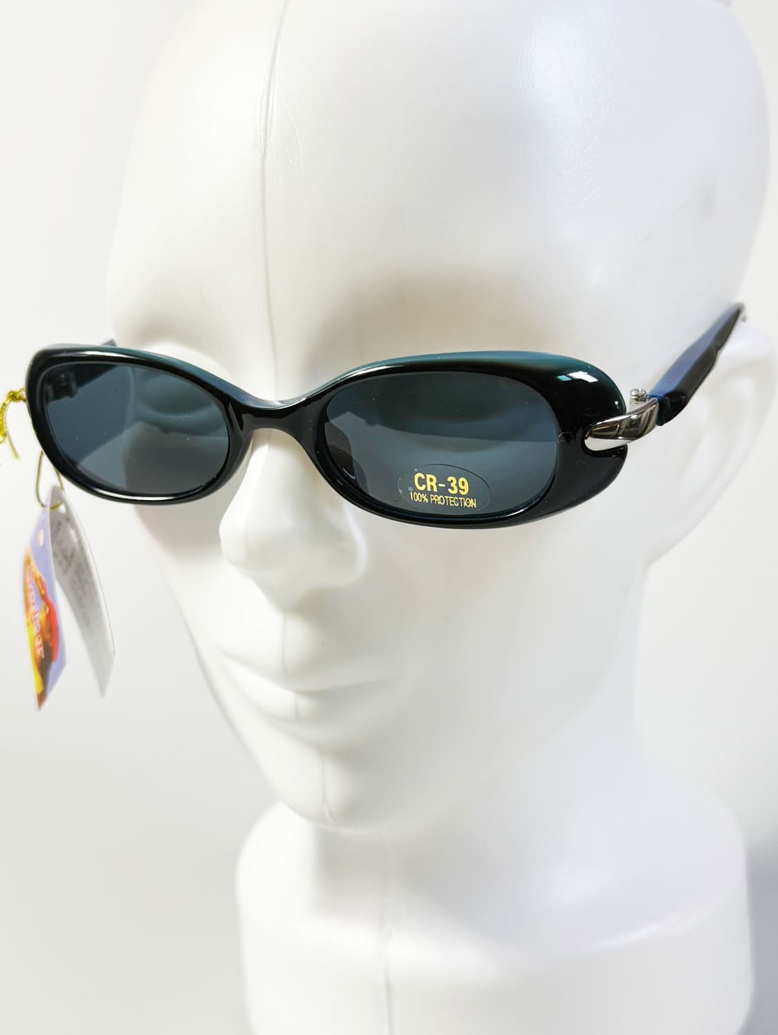 90s SOLAR 블랙 오벌 프레임 빈티지 선글라스 상품이미지9