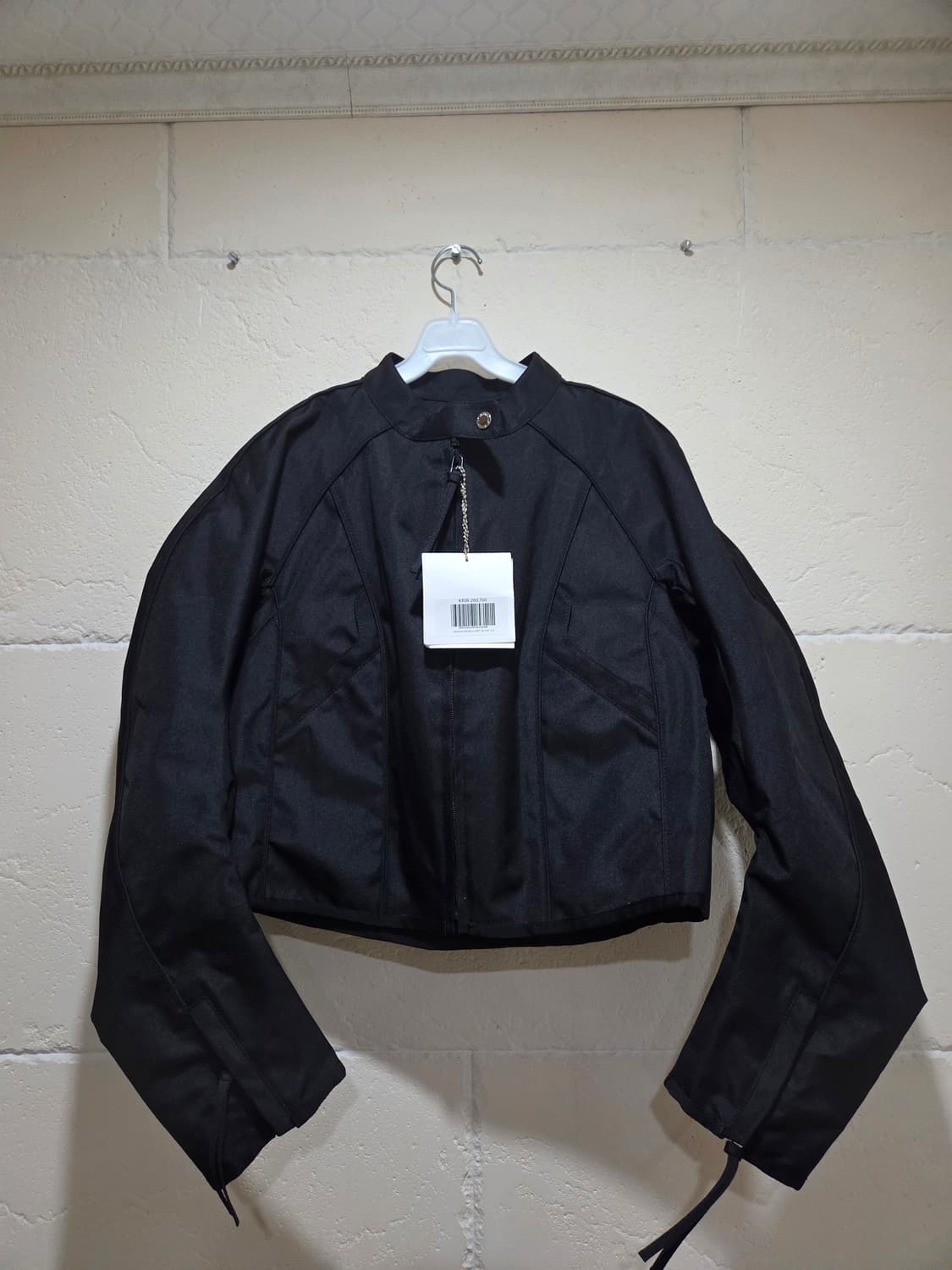 강혁 크롭 바이커 자켓 XXL 새상품 상품이미지1