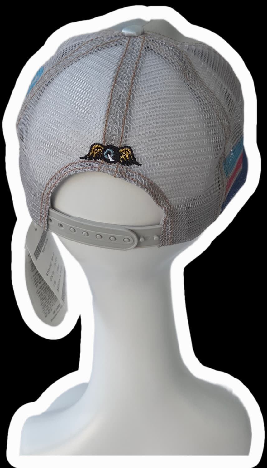 본더 실버x그레이 새틴 메쉬캡 데드스탁 상품이미지4