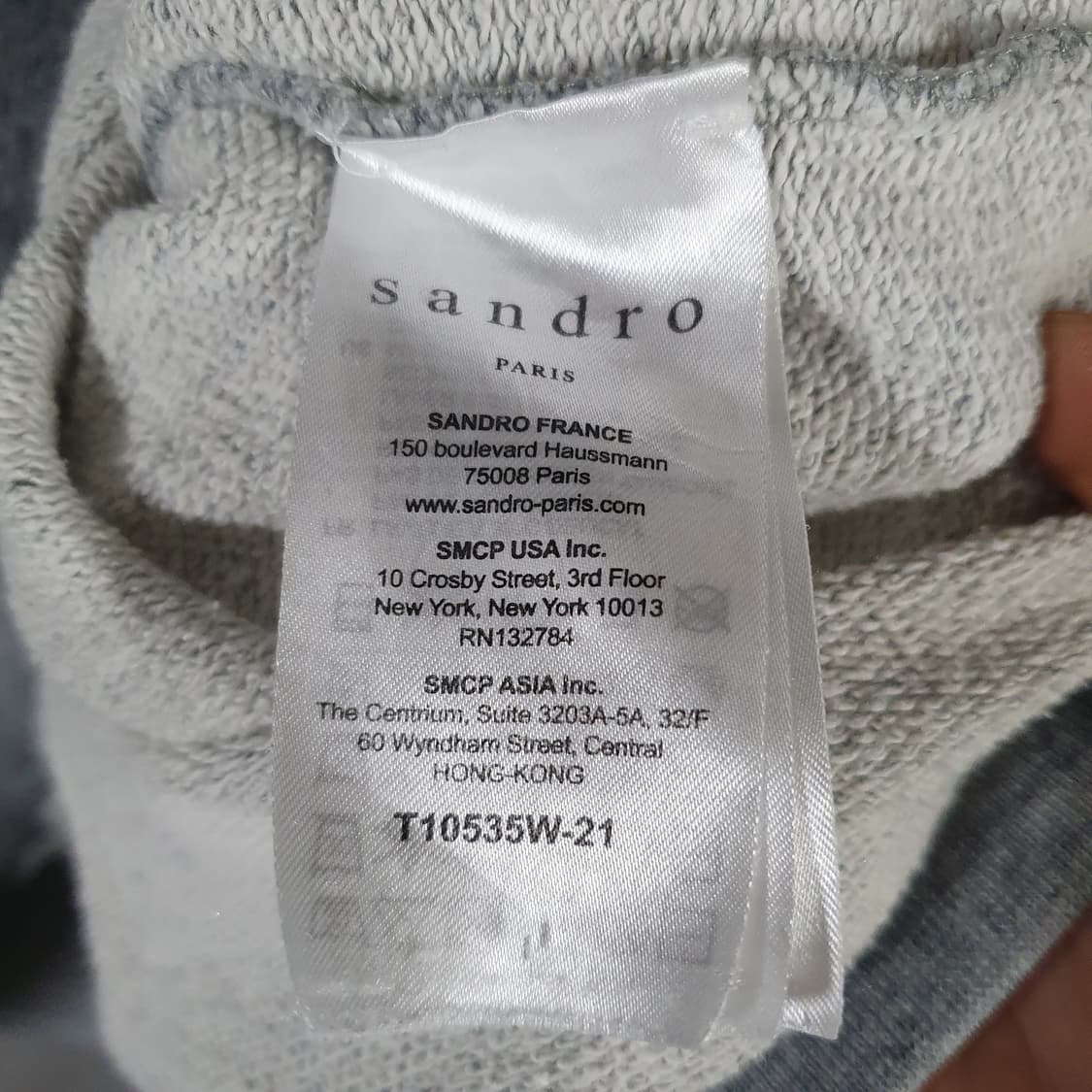 산드로 자수 맨투맨 상품이미지4