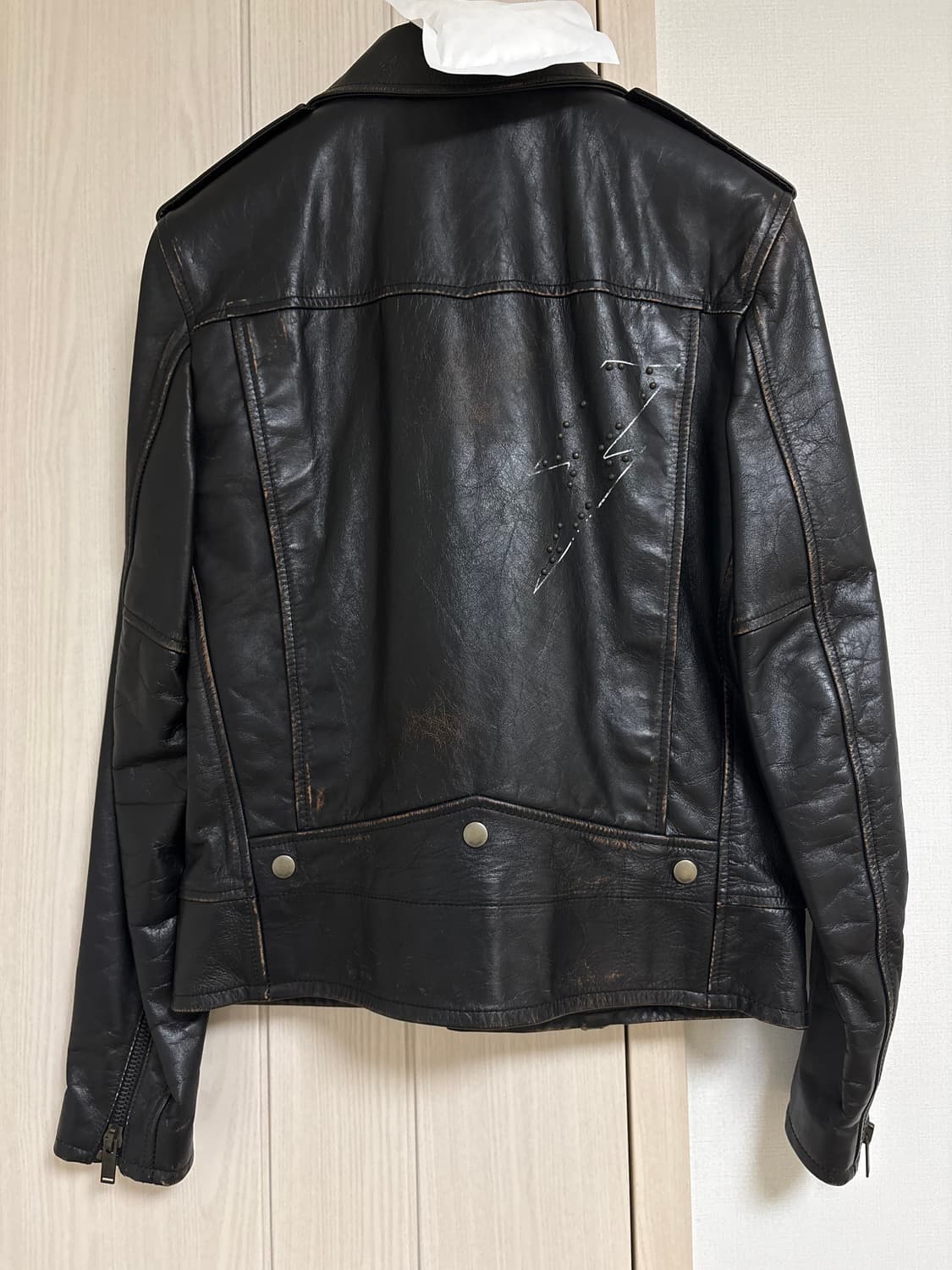 생로랑 L01 번개 스터드 레더 자켓 (에디시즌) 상품이미지2