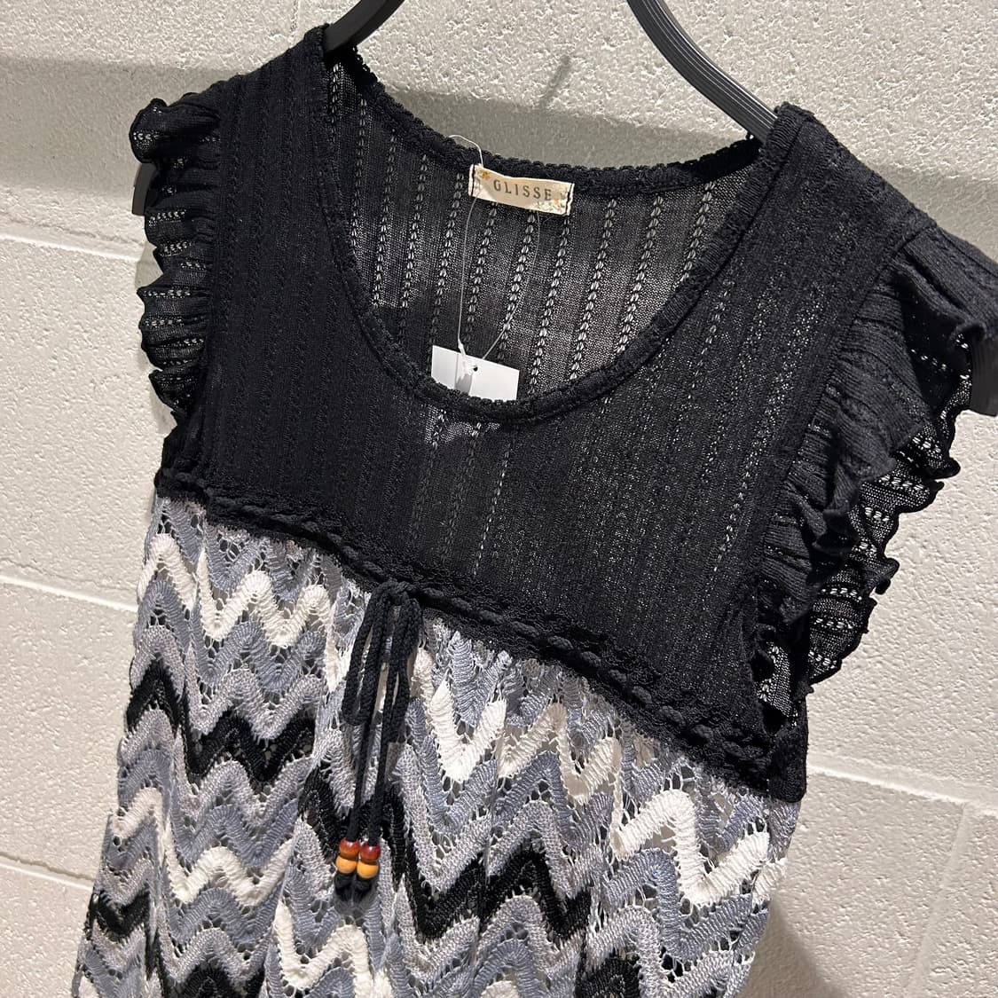 Vintage y2k Crochet Sleeveless 상품이미지2