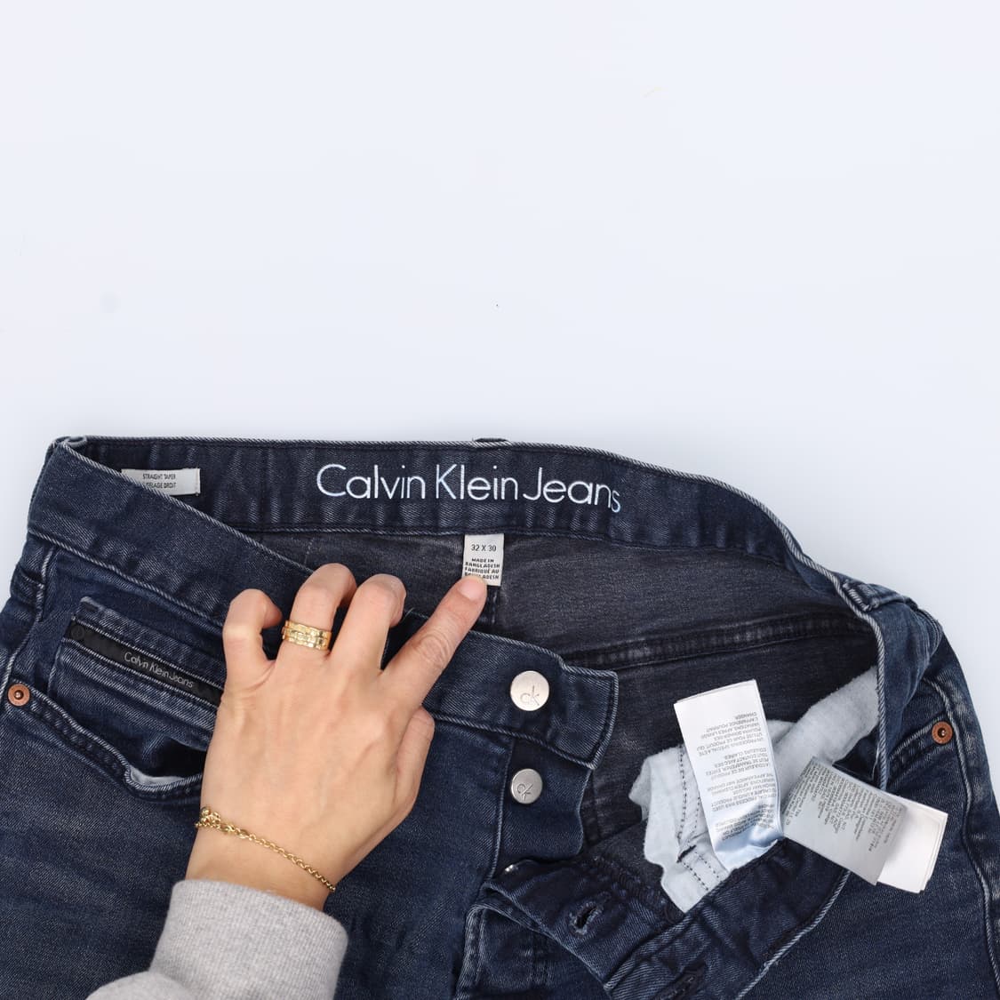 32X30 캘빈클라인 일자 데님팬츠 0408H1 상품이미지3
