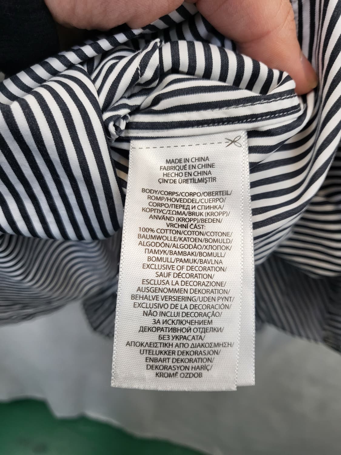 폴로 랄프로렌 스트라이프 셔츠 원피스 상품이미지4