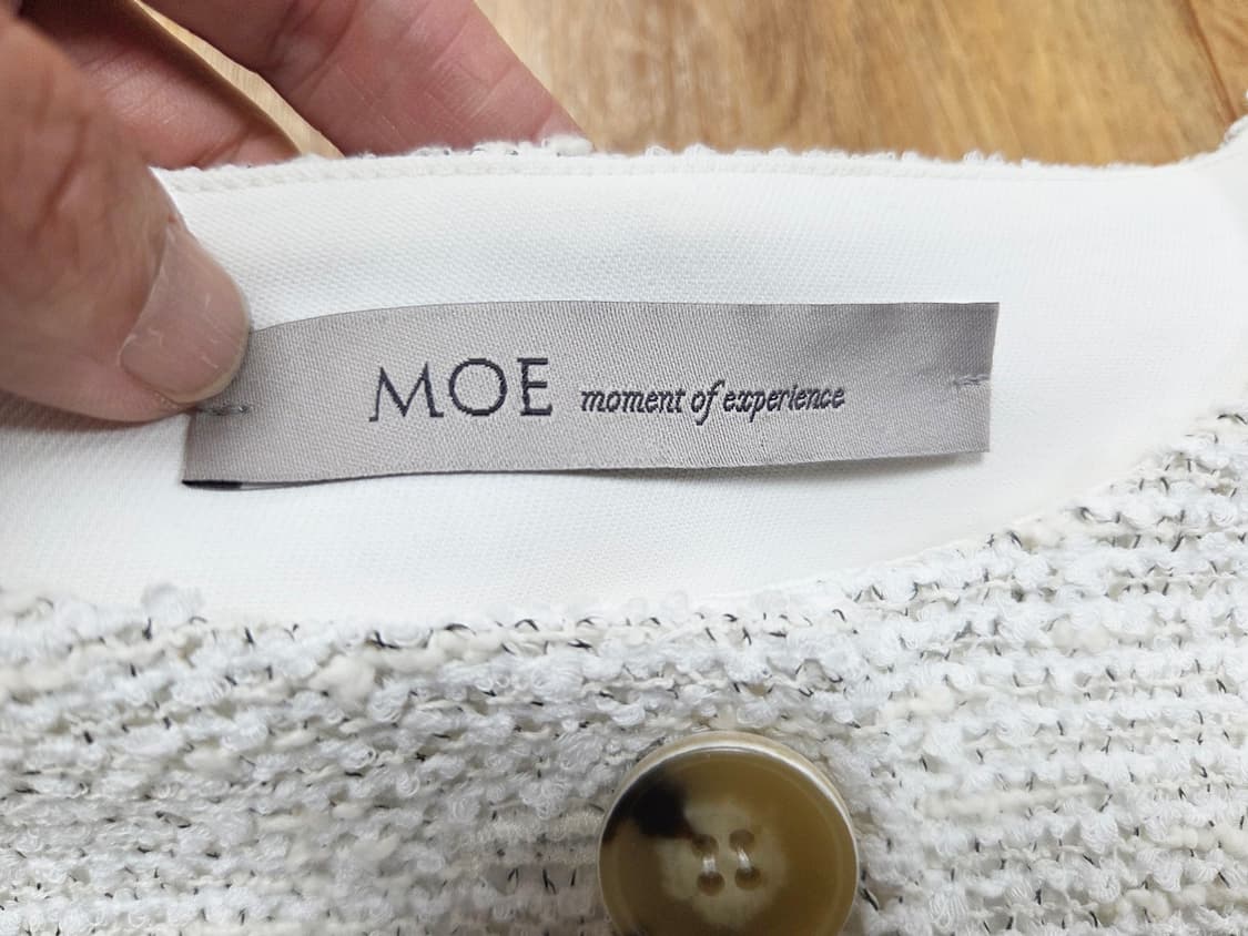 모에(MOE) 트위드 수술자켓 55-66 새상품 상품이미지9