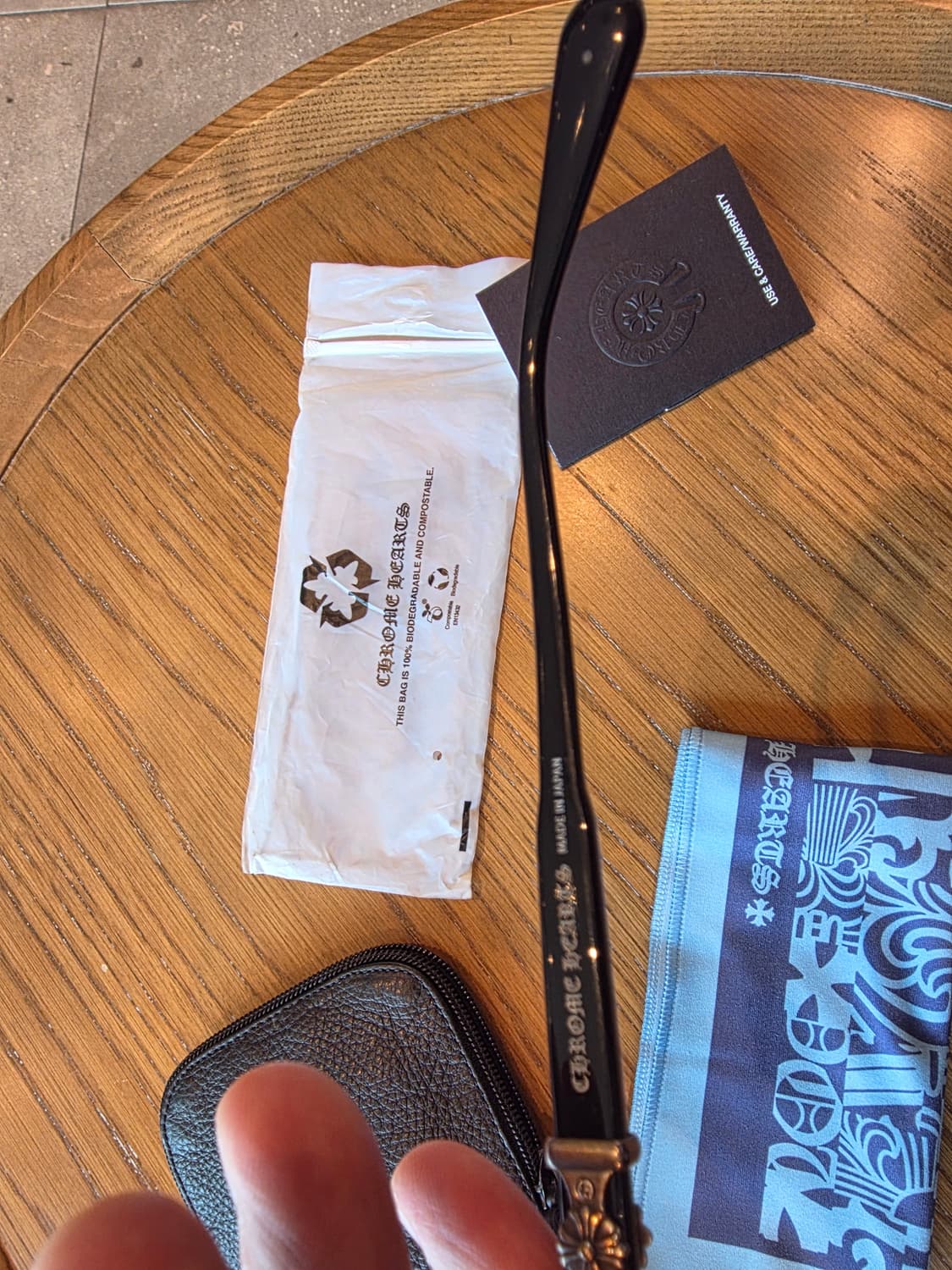 크롬하츠 안경 콕스어커 블랙 실버 팜니다. 상품이미지4