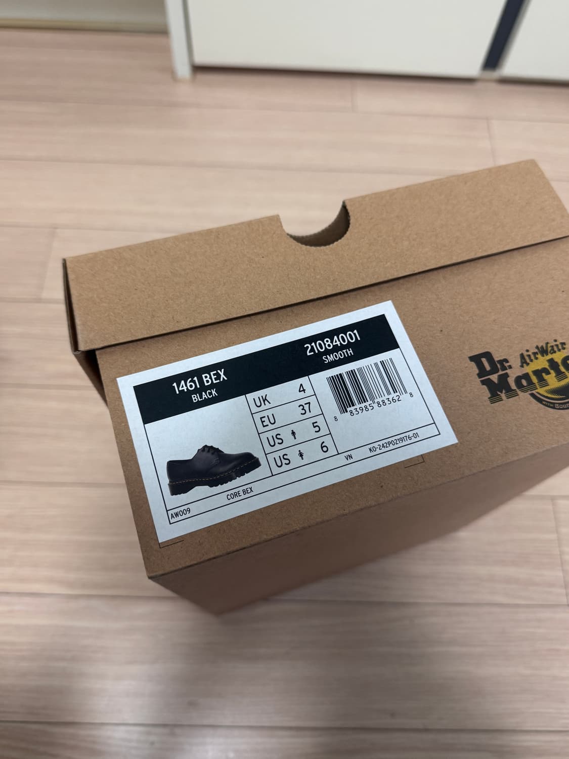 닥터마틴 1461 BEX 블랙 UK4 상품이미지5