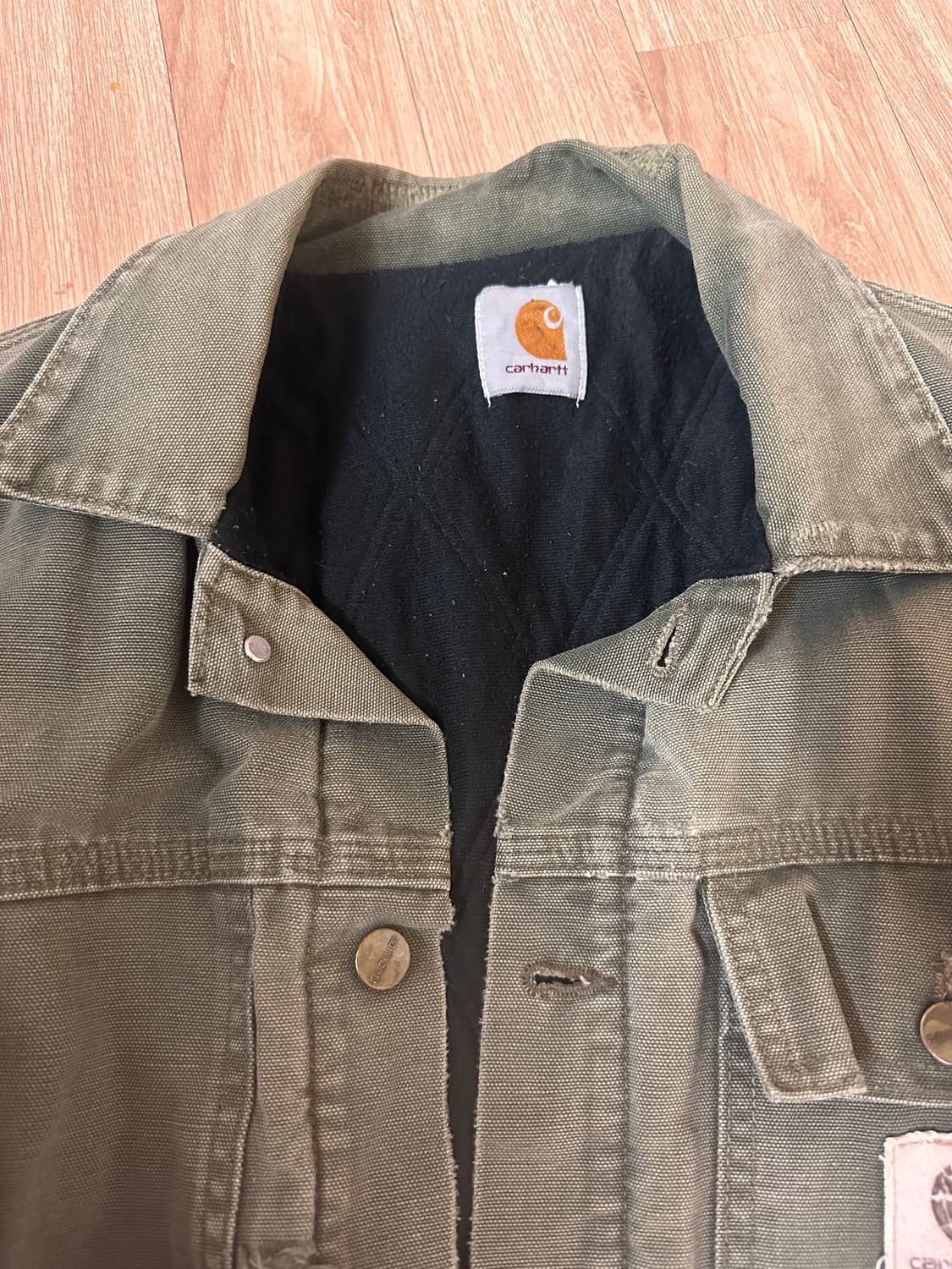 칼하트 덱 필드자켓(올리브) 상품이미지4