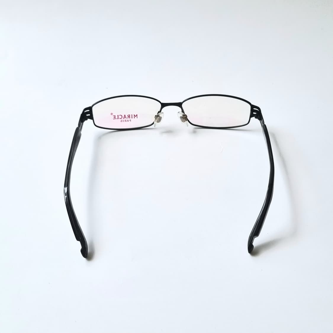 데드스탁 빈티지 무드 블랙 & 레드 슬림 메탈 안경테 797 상품이미지4