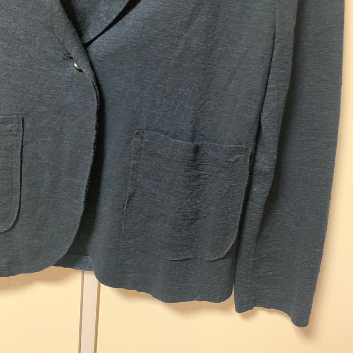 일본 Kenland 린넨 네이비 자켓 상품이미지4