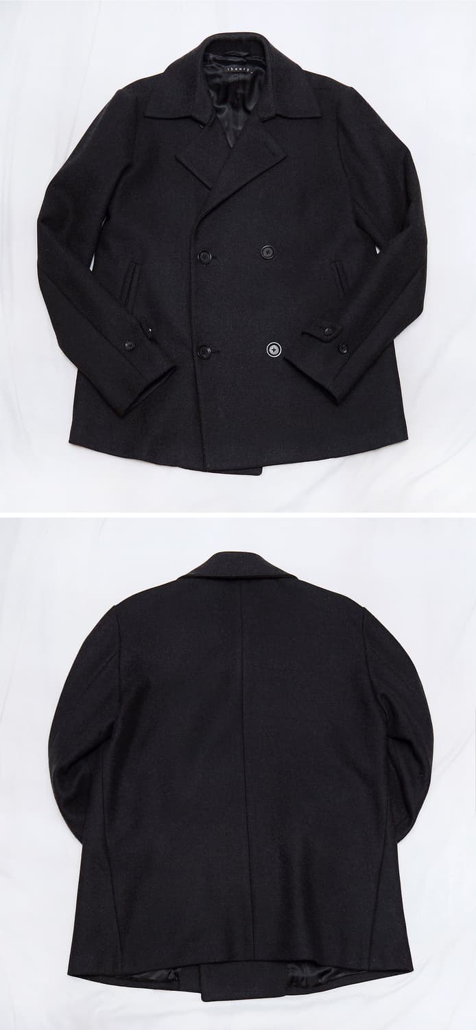 띠어리 (Theory) 버진울 캐시미어 더블 피코트 자켓 (100) 상품이미지2