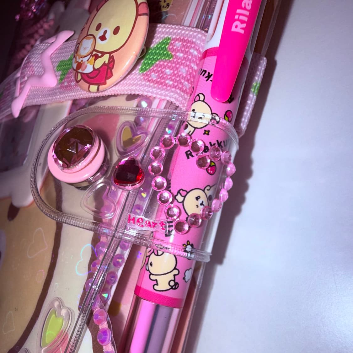 ✨리락쿠마 다이어리셋업/A6핑크타입💗/64장 상품이미지8