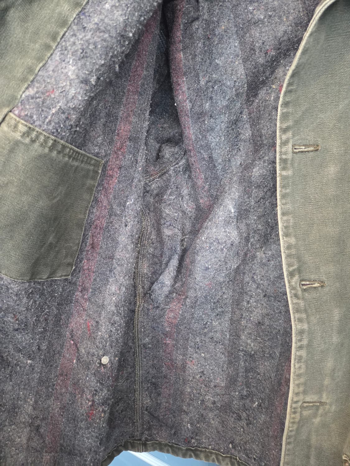 칼하트 워크자켓 ㅡ 올리브 상품이미지4