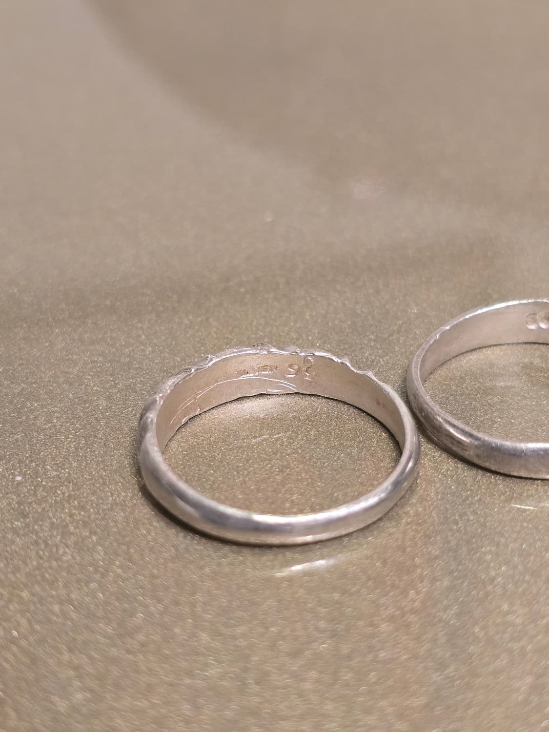 🇰🇷빈티지 단아한 은 가락지 2개 세트 상품이미지8