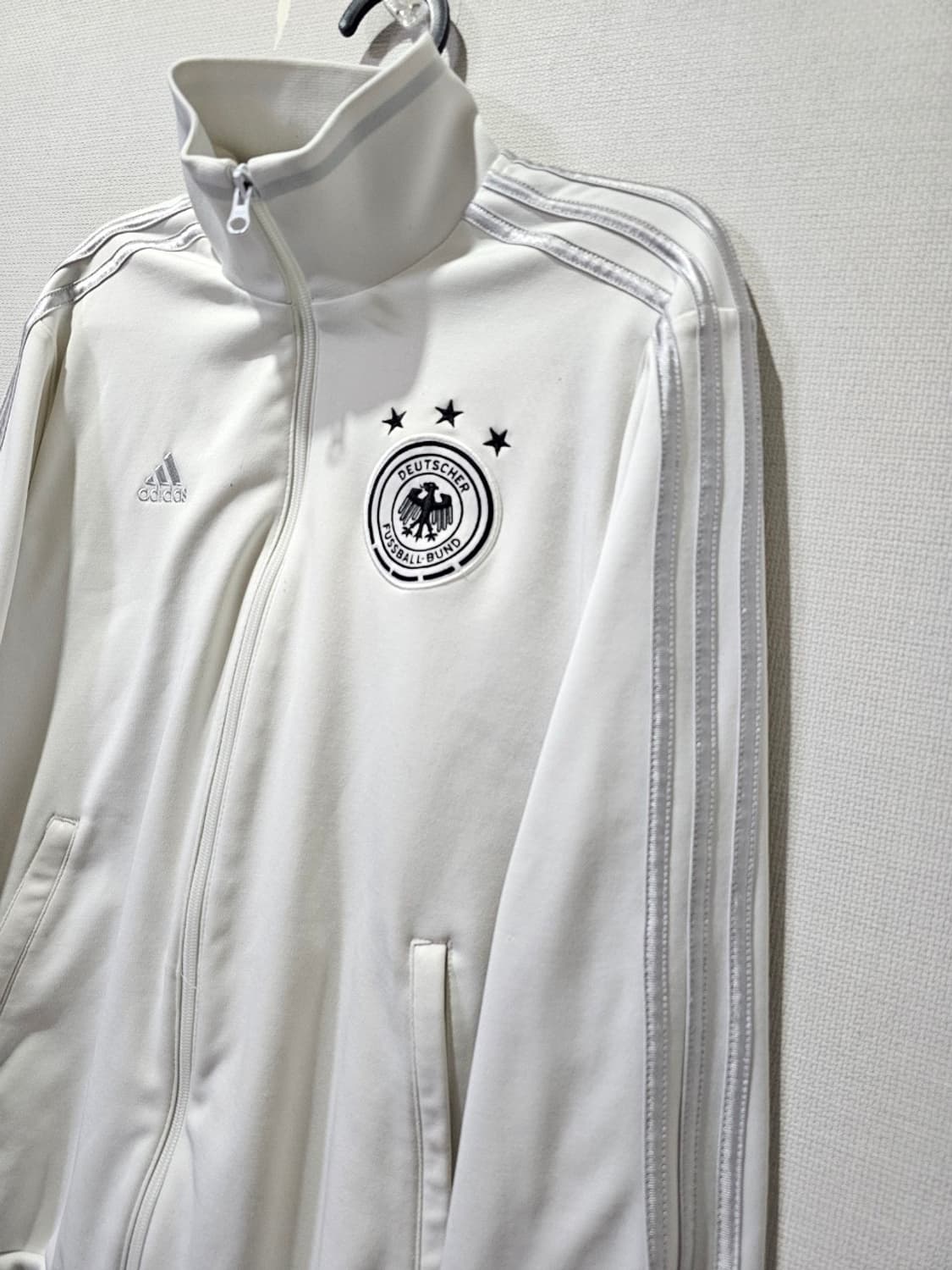 아디다스 대장 독일 실버 화이트 트랙탑 집업 95~100 / M~L 상품이미지2