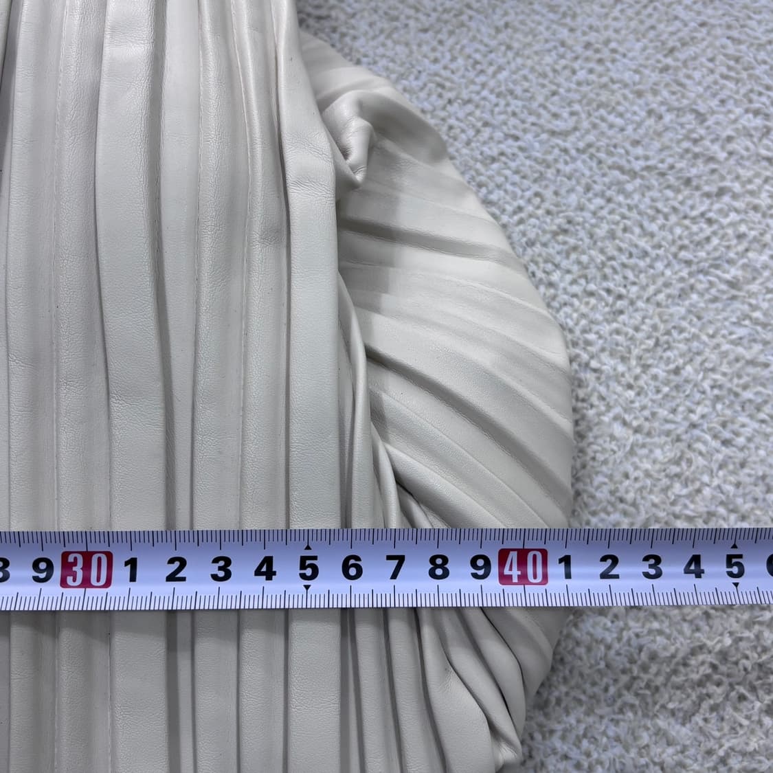 F 베라왕 플리츠 레더 숄더백 0409E 상품이미지5