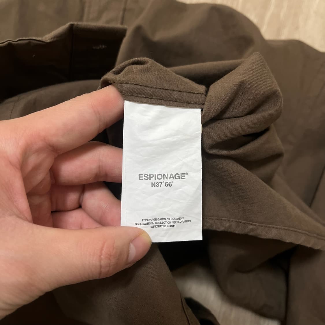 에스피오나지 남성 옥스포드 오버 셔츠 M/95  상품이미지6