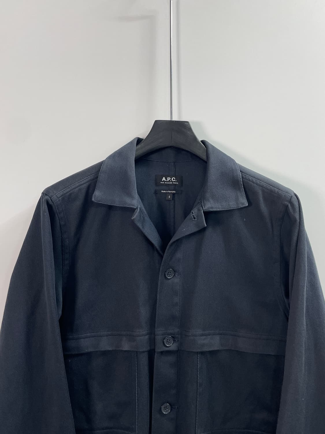 아페쎄 네이비 투포켓 셔츠 자켓 (on.670) 상품이미지2